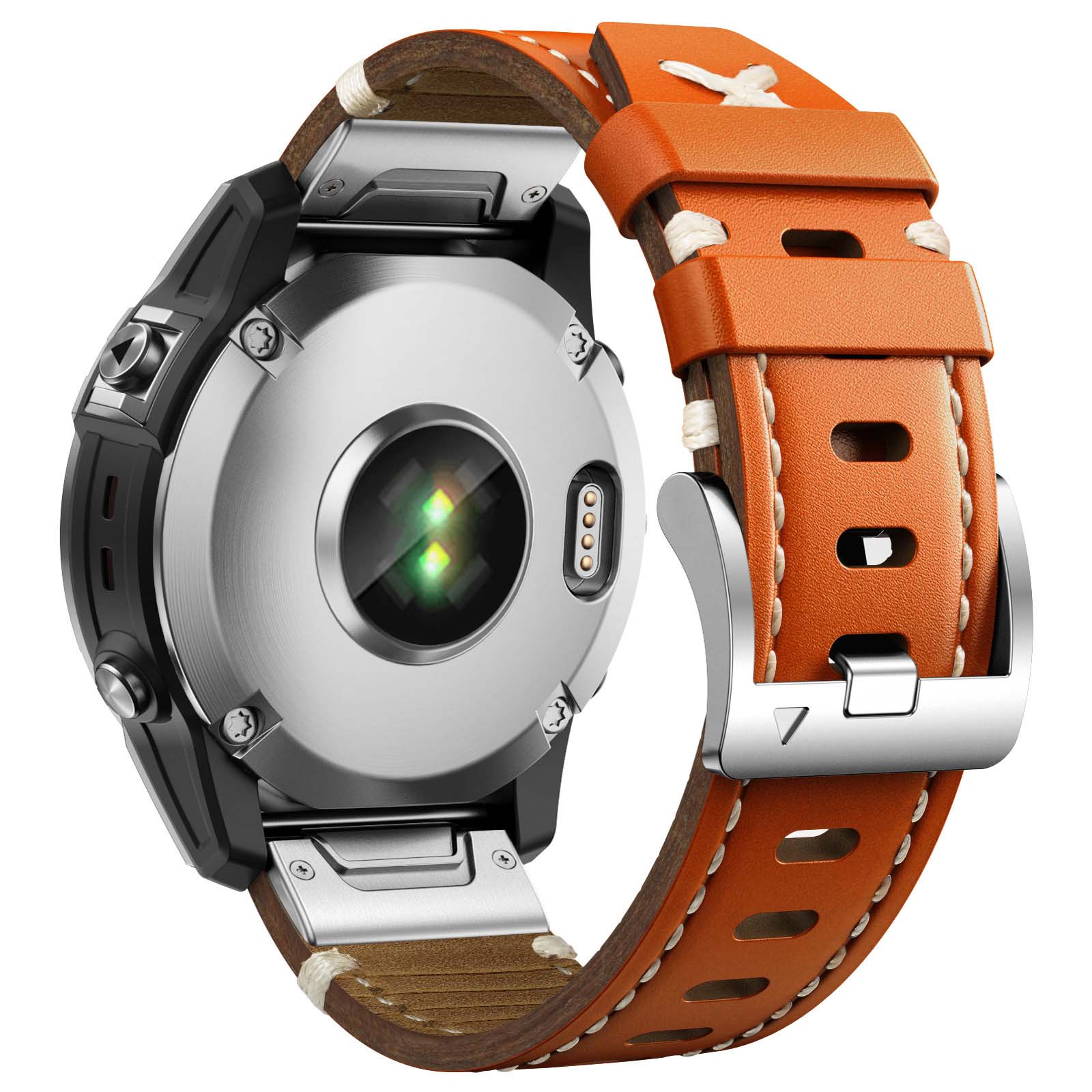 22 26mm Genuine Leather Strap  - Leather Strap Quick Release บทวิจารณ์และราคา
