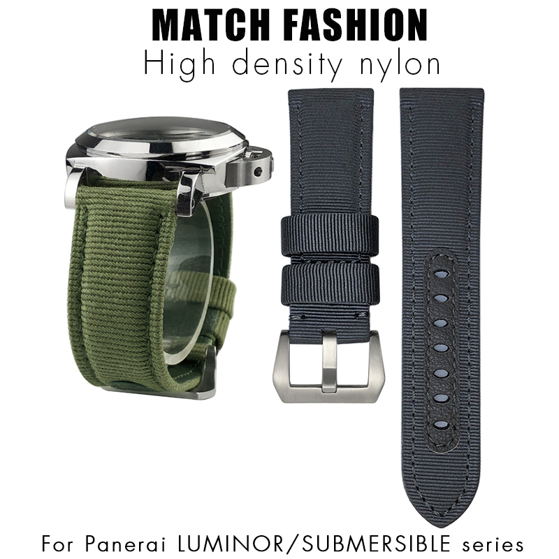 for Panerai 24mm New Nylon Wat - Canvas Strap Watch บทวิจารณ์และราคา