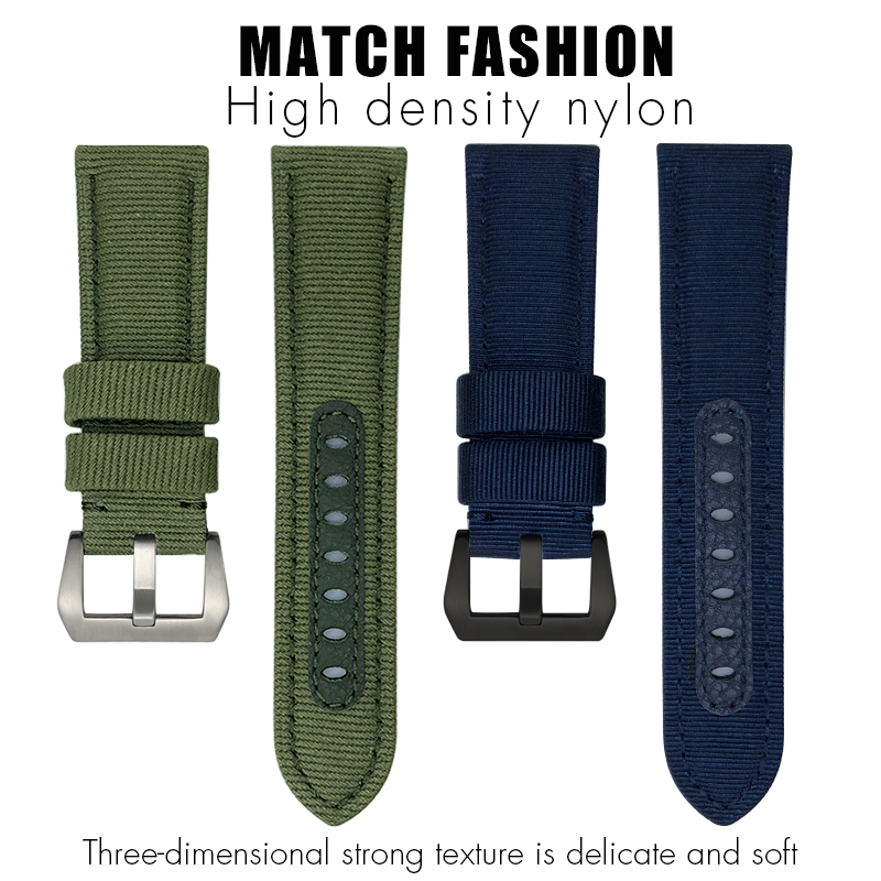 for Panerai 24mm New Nylon Wat - Canvas Strap Watch บทวิจารณ์และราคา