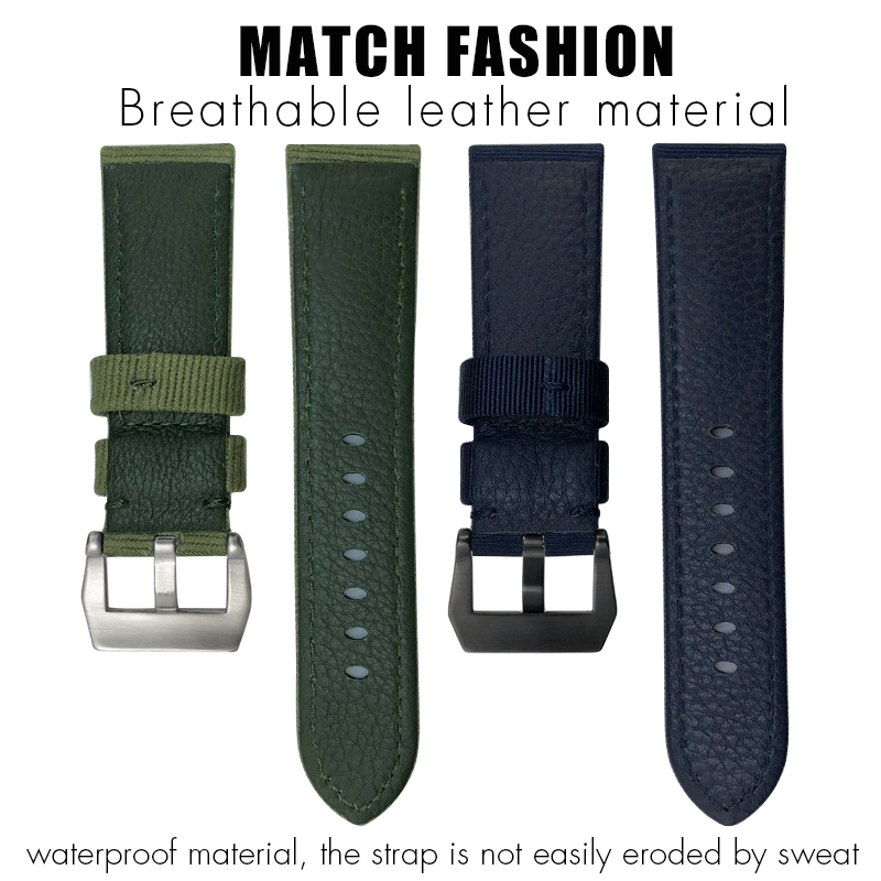 for Panerai 24mm New Nylon Wat - Canvas Strap Watch บทวิจารณ์และราคา