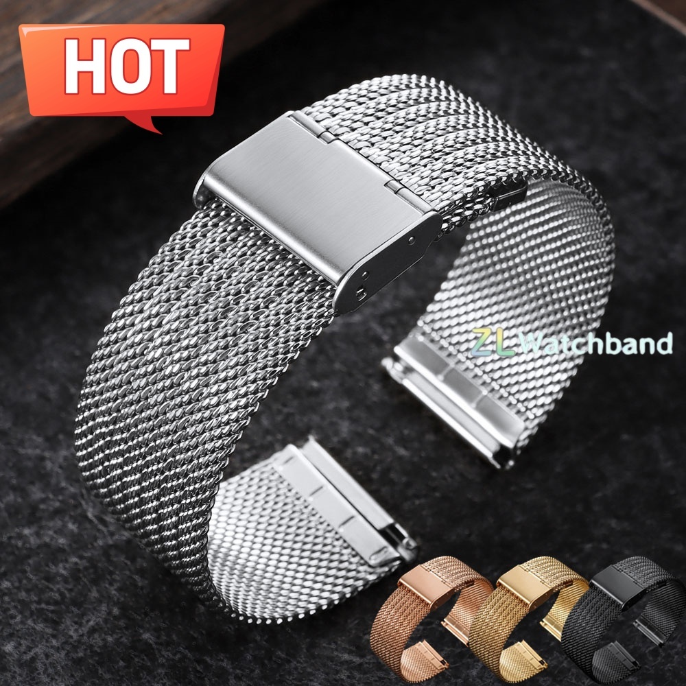 Stainless Steel 0.6 Mesh Watch - Mesh Strap Metal บทวิจารณ์และราคา