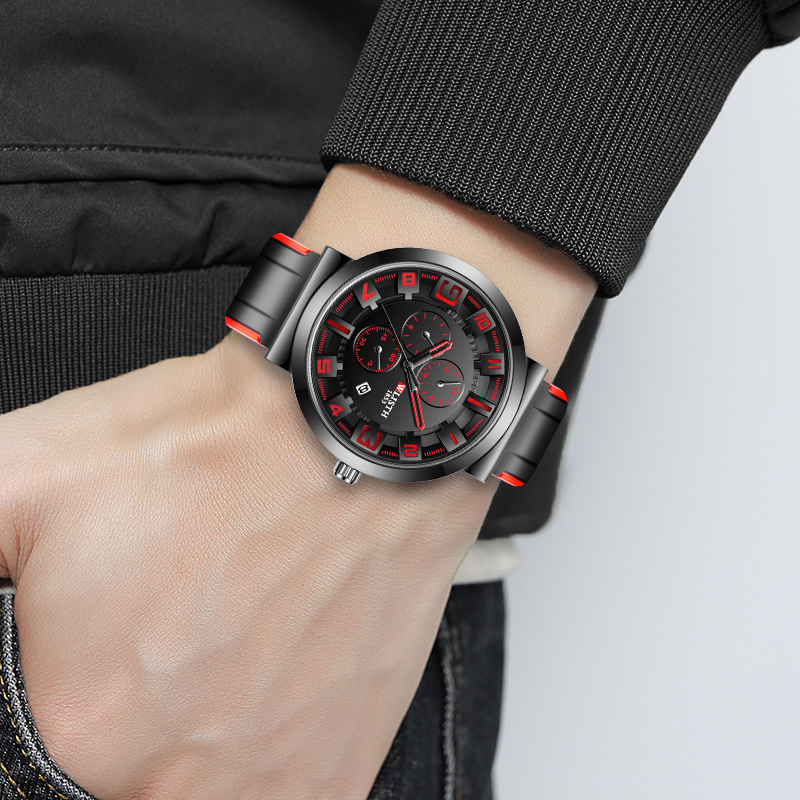 WLISTH Retro Men's Watches Spo - Leather Watch Band Men บทวิจารณ์และราคา