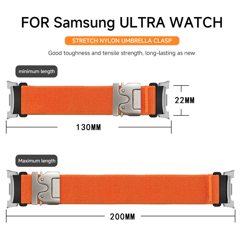 Nylon Strap For Samsung Galaxy - Parachute Strap Elastic บทวิจารณ์และราคา