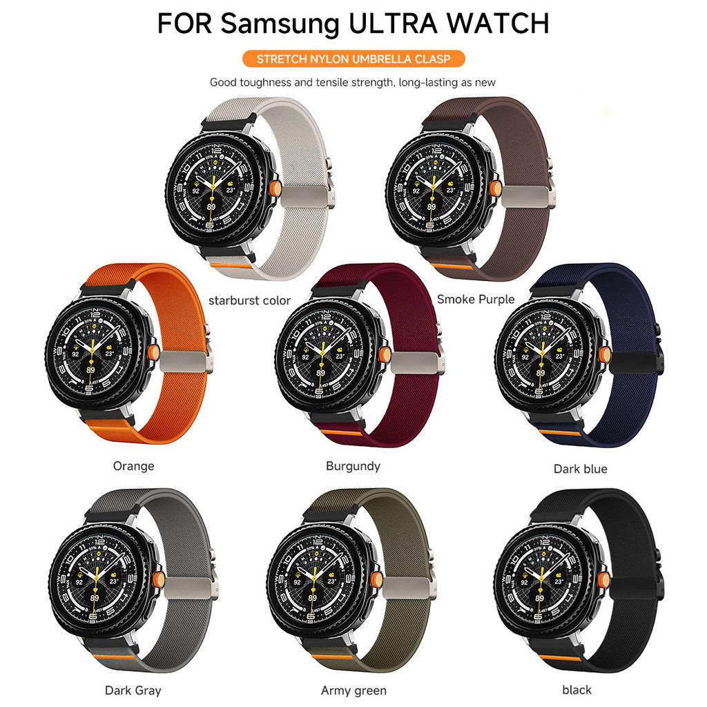 Nylon Strap For Samsung Galaxy - Parachute Strap Elastic บทวิจารณ์และราคา