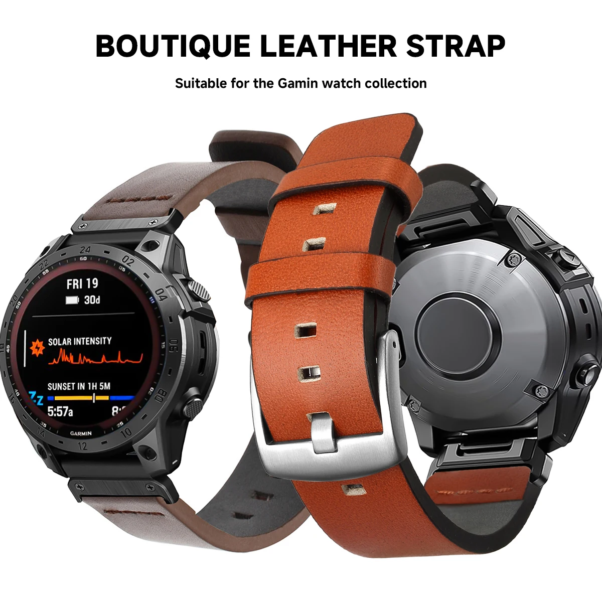 26mm 22mm Quick Fit Strap For  - Leather Strap Quick Release บทวิจารณ์และราคา
