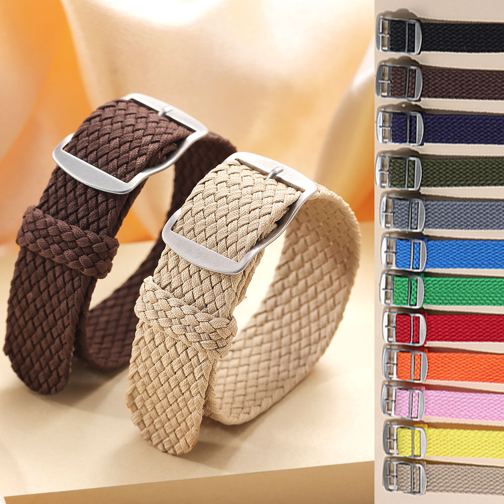 Nylon Woven Canvas Watch Band  - Perlon Strap Woven บทวิจารณ์และราคา