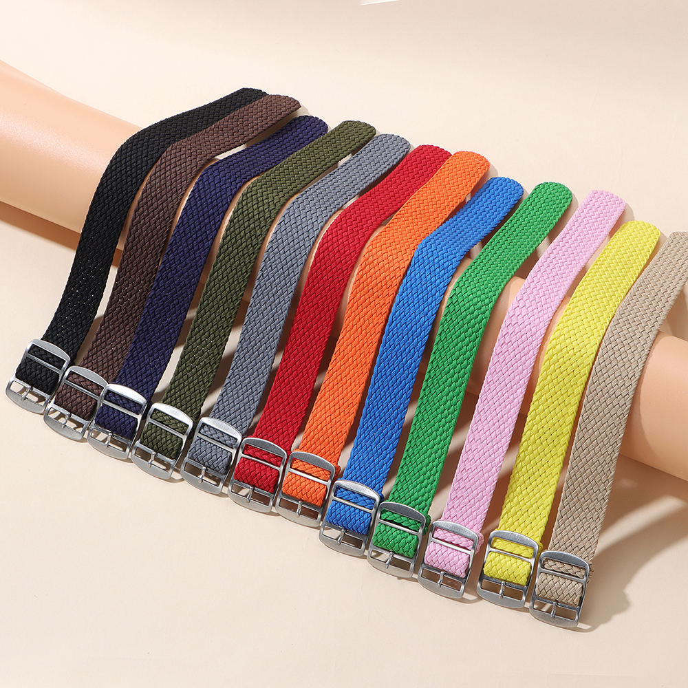 Nylon Woven Canvas Watch Band  - Perlon Strap Woven บทวิจารณ์และราคา