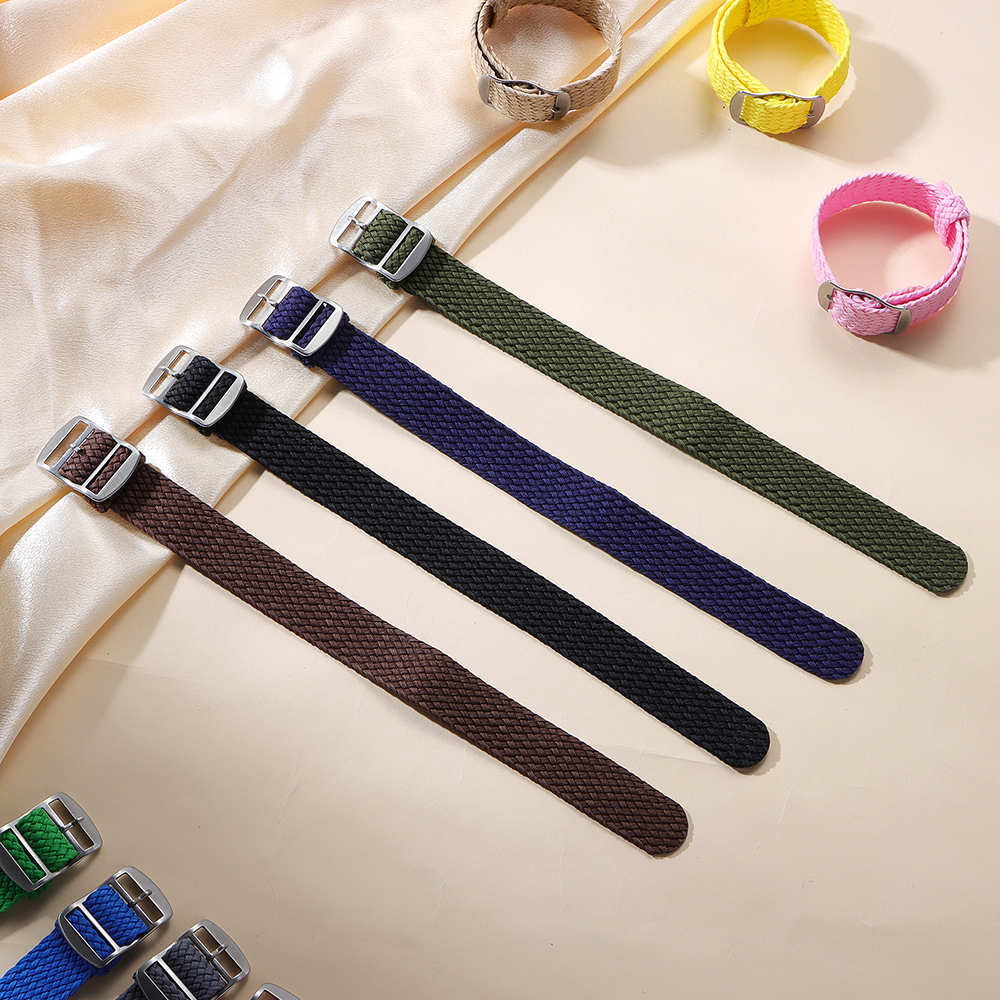 Nylon Woven Canvas Watch Band  - Perlon Strap Woven บทวิจารณ์และราคา