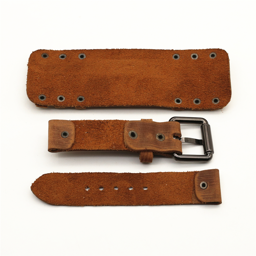 Punk Leather Watch Strap for M - Tropic Strap Vintage บทวิจารณ์และราคา