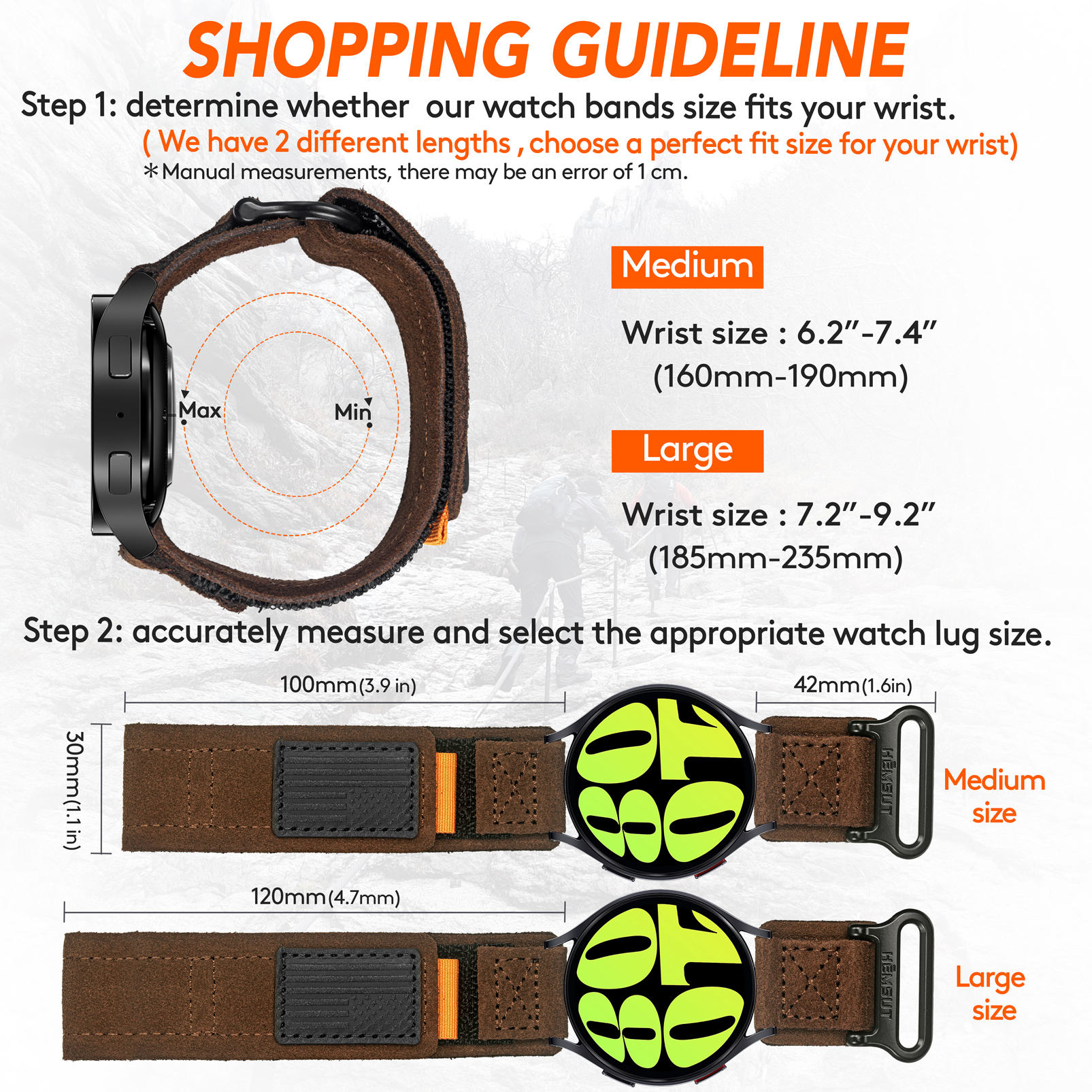 Hemsut Suede Leather Watch Str - Suede Strap Watch บทวิจารณ์และราคา