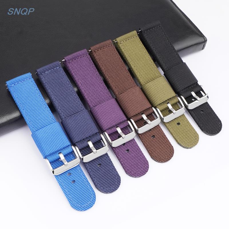 18mm 20mm 22mm 24mm Nylon Canv - Canvas Strap Watch บทวิจารณ์และราคา