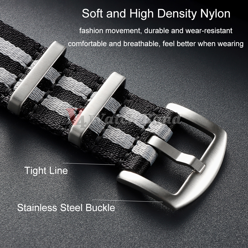 XL Super Long Size 330mm Nylon - Perlon Strap Woven บทวิจารณ์และราคา