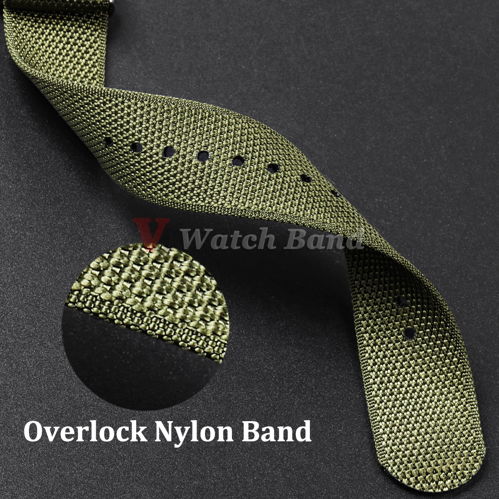 Dense Nylon Strap 20mm 22mm Wo - Perlon Strap Woven บทวิจารณ์และราคา
