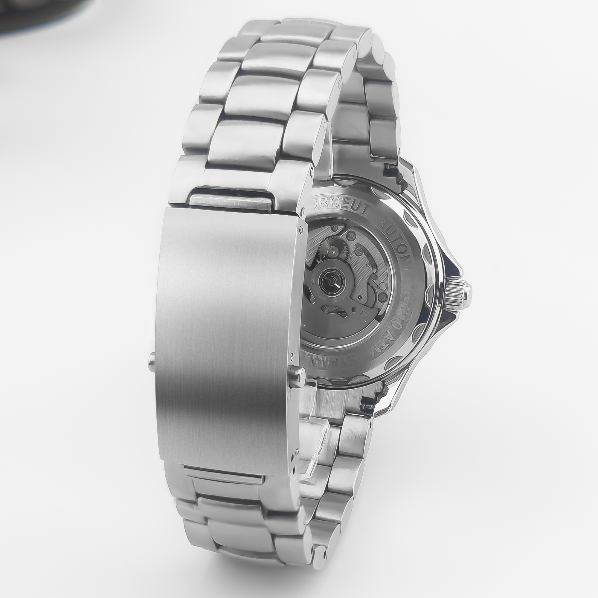 CUSTOM Logo Sapphire Glass Aut - Stainless Bracelet Diver บทวิจารณ์และราคา