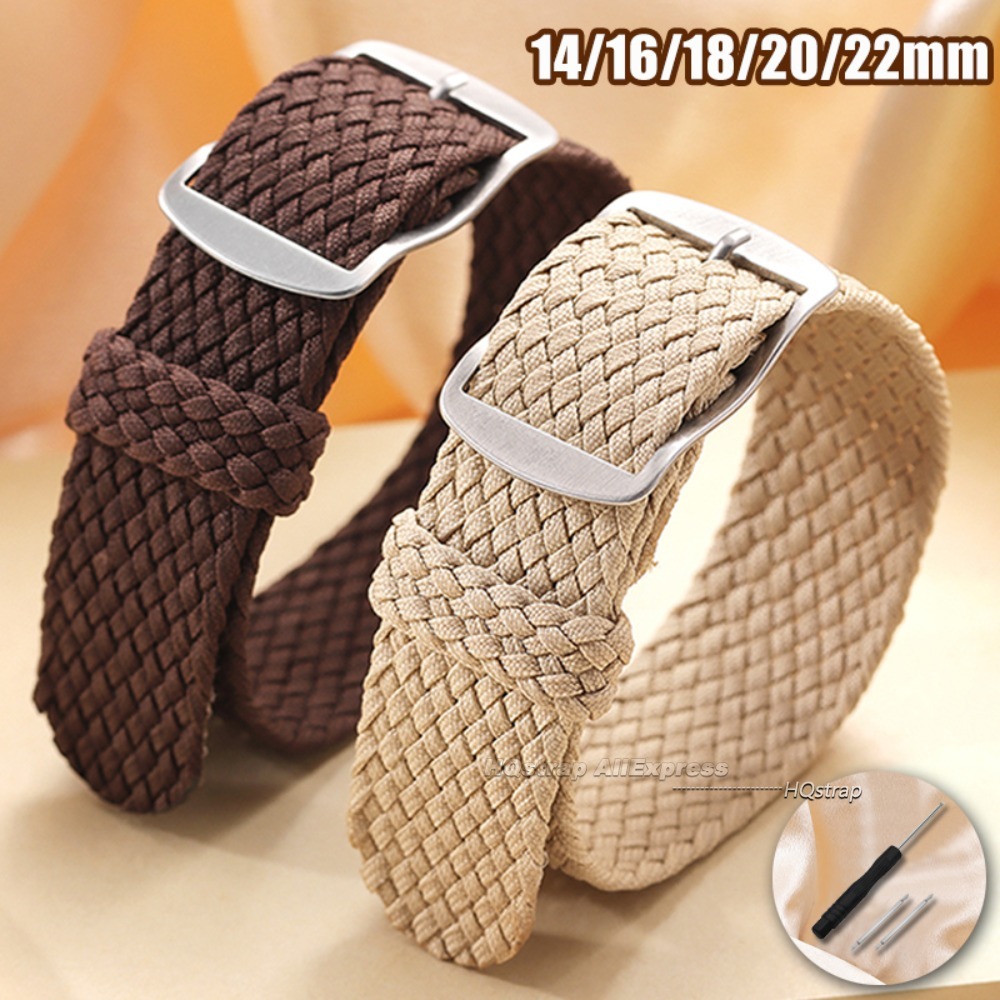 Nylon Woven Canvas Watch Band  - Perlon Strap Woven บทวิจารณ์และราคา